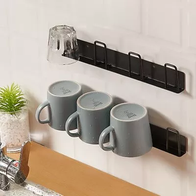 2pcs Mug Hooks Wall-Mounted Holder Coffee Cups Holder Hanger No DrillingMug... • $25.66