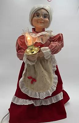 Telco Motionettes Christmas 24” Mrs Claus Christmas Light Animated  TESTED Works • $30.59