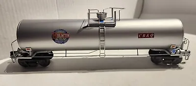 K-line Aluminum  Silver Extruded Single Dome Tank Car K6334-0001 CB&Q • $89.99