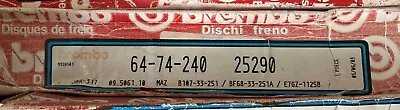 25290 2 Front Brake Discs / Rotors Fit Mazda 323 Brembo NON Chinese Made • $47.01