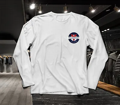 Tshirt Vuarnet Logo Long Sleeve White Color Unisex • $31.50