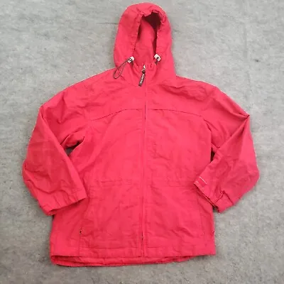 $14.39 • Buy VTG Pacific Trail Jacket Mens Extra Small Red Hooded Zip Up Long Sleeve Outdoor