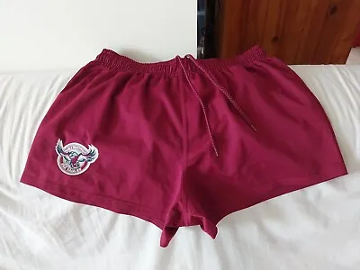 Manly Sea Eagles Nrl Rugby League Shorts Size Medium • $9.99