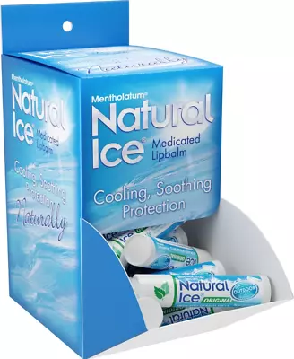 Mentholatum Natural Ice Lip Balm Original SPF 15 1 Each Packs Of 48 • $64.50