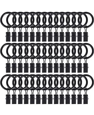 42 Pack Curtain Rod Clip Rings1  Interior Diameter(Compatible With Up To 5/8  C • $14.95
