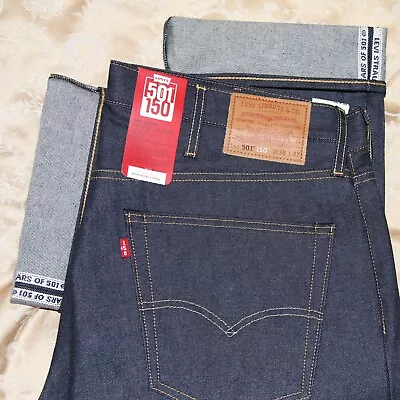 Levi's® 501 Original 150th Birthday Selvedge Jeans STF Style 005013429 38W X 32L • £129.99