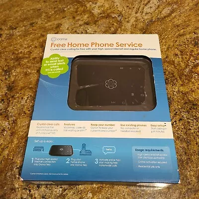 Ooma Telo Free Home Phone Service VoIP Phone - Black • $39.99