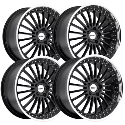 (Set Of 4) TSW Silverstone 18x8 5x4.5  +40mm Gloss Black Wheels Rims 18  Inch • $1184