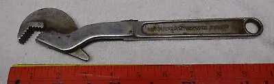 ** Vintage - JAPAN Made - OLD SHAPED - 10 Inch AUTOMAT WRENCH - NEAT Design ** • $14.66