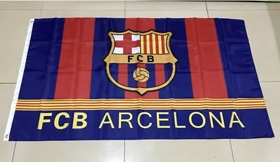 Barcelona FC Flag Banner 3x5 Ft Spain Soccer Bicolor New Futbol Club Spanish • $12.34