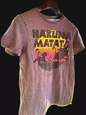 Disney Lion King Hakuna Matata T-Shirt For Adults - Small - Charcoal Gray • $10