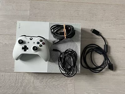 Microsoft Xbox One S 500GB Console-White (With All Cables & Controller) SEE INFO • £49.99