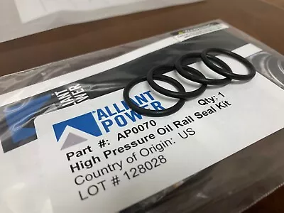 Alliant Power AP0070 High-Pressure Oil Rail Seal Kit 03-10 Navistar VT365/275 • $20