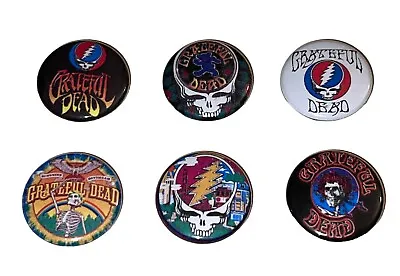 1  Lot Of 6 Grateful Dead Music Lapel Badge Buttons Pins Pinback [p571] • $3.25