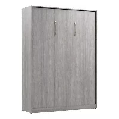 Pemberly Row Contemporary Engineered Wood Full Murphy Bed In Gray • $1005.40