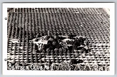 San Antonio TX~Aerial Vw Bentsen Club No 1~Symmetrical Grove~RPPC~Real Photo • $4.20