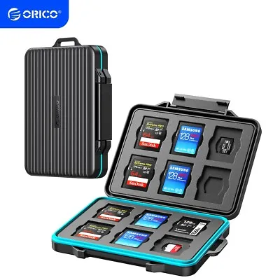 ORICO 24 Slots SD Card Case Water Resistant&Anti-Shock Case For SD/Micro SD Card • $9.99