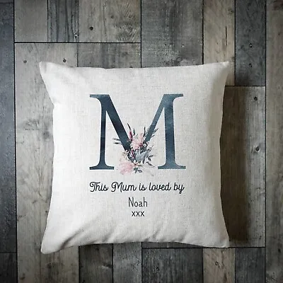 Personalised This Mum Is Loved By Cushion - Mothers Day Gift - Gifts For Mum  • £10