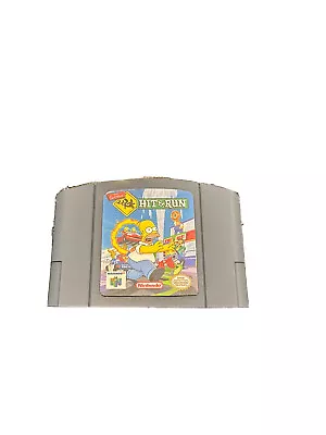 Simpsons Hit And Run N64 Cartridge • $25