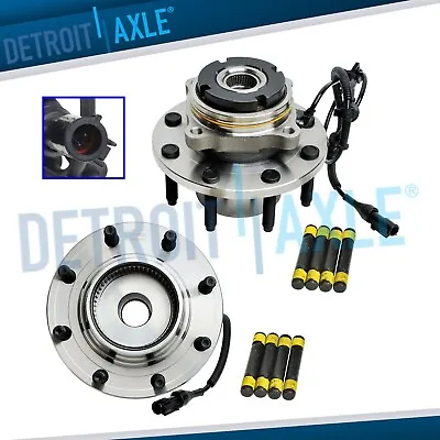 4WD Front Wheel Bearings And Hubs For 1999 - 2002 Ford F-250 F-350 SD Excursion • $165.59