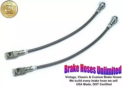 FRONT STAINLESS BRAKE HOSES Ford Thunderbird 1965 1966 • $54.99