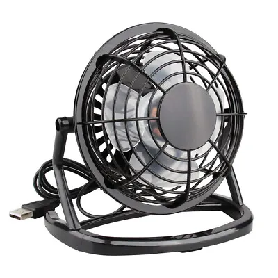 Mini USB Desk Fan Small Quiet Personal Cooler USB Powered Portable Table Fan • £5.99