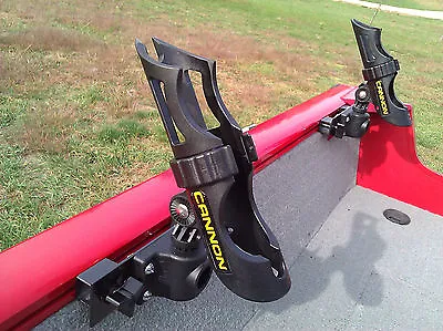 Rod Holder With Cannon Holder Installed - Lund Boat Sport Trak - Free Shipping • $49.99