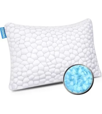 Cooling Bed Pillows For Sleeping 1 Pack Shredded Memory Foam Pillow (Queen) • $14.99