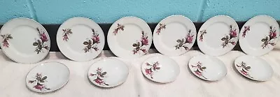 11 Piece Moss Rose Childs Tea Set • $80