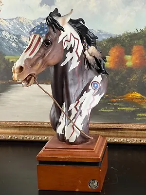 War Pony Mill Creek Studios Horse Statue Sculpture By Kim Feir 2001 MCSI • $290