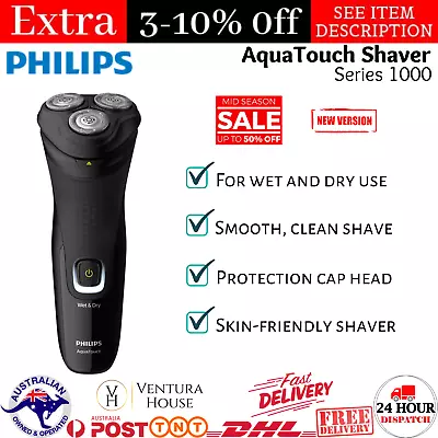 Philips Aqua Touch Men Electric Cordless Wet/Dry Hair Shaver Trimmer Grooming • $89.97