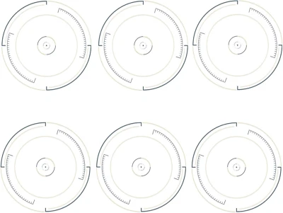 6 Pcs Objective Point Markers Compatible With Wargame Warhammer 40k Bullseye • £9.93