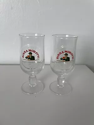 £4.50 • Buy Birra Moretti Half Pint Glasses X 2