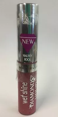 Maybelline Wet Shine Diamonds Liquid Lipcolor Lip Gloss MAUVEY ROCK Sealed. • $11.86