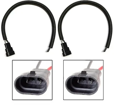 Wire Pigtail Male Extension 9005 Two Harness Bulb Headlight H Replacement Plug • $9.97