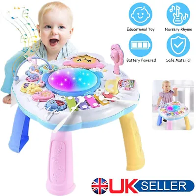 Baby Activity Table Toddler Early Education Musical Toys Kids Learning UK STOCK • £17.90