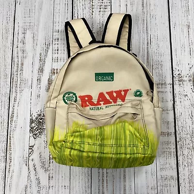 Raw Natural Rolling Papers Backpack Smoking Grass Organic Multi-pocket Rare  • $64.99