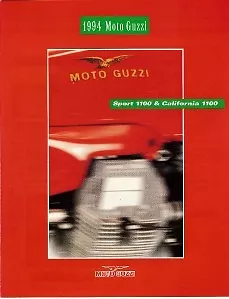 1994 Moto Guzzi Sport 1100 California 4 Page Brochure • $9.99