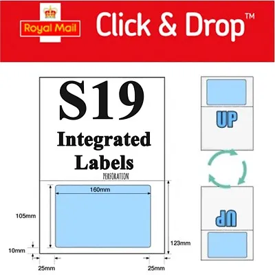 Royal Mail Click And Drop Linnworks Integrated Labels Invoice A4 Sheet Paper S19 • £184.49