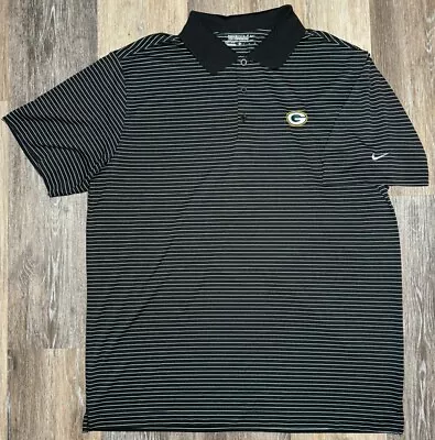 Green Bay Packers Shirt Men’s XL Nike Golf Dri-Fit NFL Logo Short Sleeve Polo • $24.99
