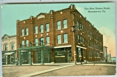 Masontown PA The New Mason Hotel 1915 • $11.88