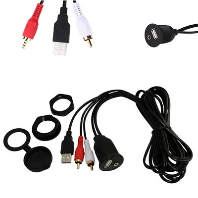 3.5mm Car Radio USB Port AUX Extension Cable Connect USB A Type To RCA Port 1PC • $17.13