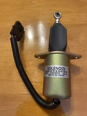 Diesel Fuel Shut Off Solenoid For 5.9L 8.3L 3935649  Motorhome Ford Freighliner • $30
