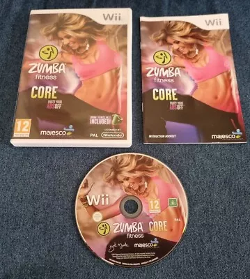 Nintendo Wii Game Zumba Fitness Core Boxed With Manual Game Only • £4.99