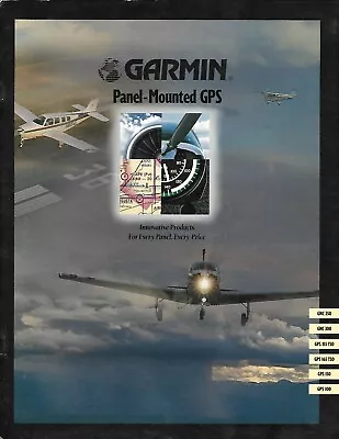 Avionics Brochure - Garmin - GNC 250 Et Al - GPS - Aircraft - 1996 (B696)  • $16