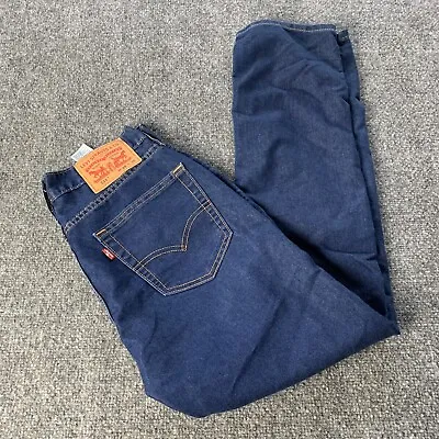 Levis 514 Men's Slim Straight Leg Blue Denim Jeans Size 28 X 30 (Measures 28x29) • $30.99
