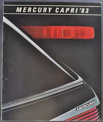 1983 Mercury Capri Catalog Brochure Black Magic RS GS L Excellent Original 83 • $5.95