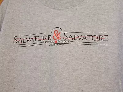 New Vampire Diaries Convention   Salvatore & Salvatore   Size Large Tee Shirt • $19.99