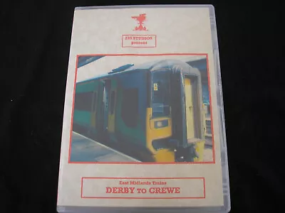 225 Studios - Derby To Crewe - Cab Ride - Driver's Eye View - Railway - DVD • £10.99