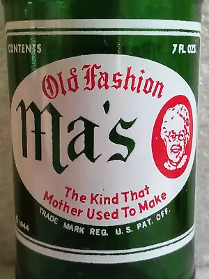 $4.99 • Buy Ma's, Old Fashion; Acl Soda Pop Bottle; 7oz; Wilkes Barre, Pa.